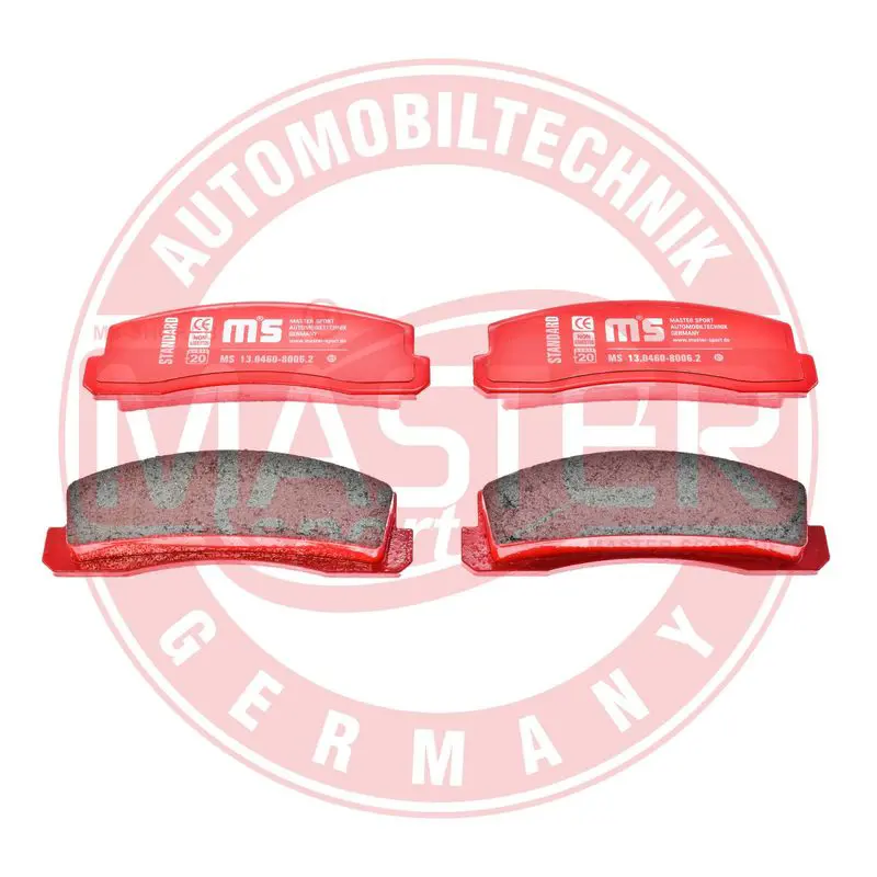 Handler.Part Brake pad set, disc brake MASTER-SPORT 13046080062SETMS 1