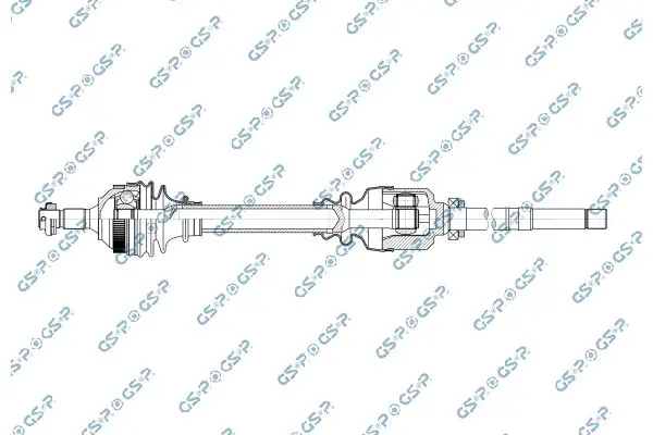 Handler.Part Drive shaft GSP 245153 1