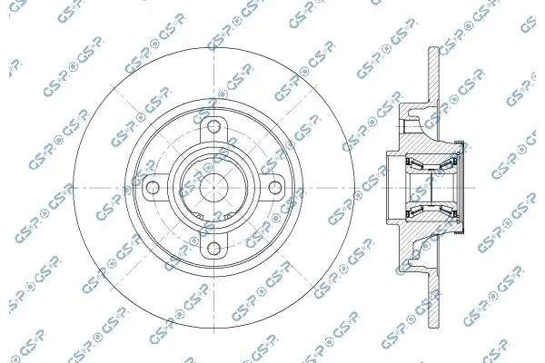 Handler.Part Brake disc GSP 9225042 1