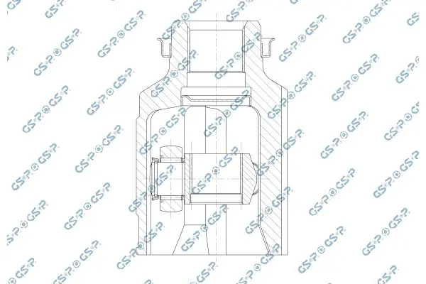 Handler.Part Joint kit, drive shaft GSP 608013 1