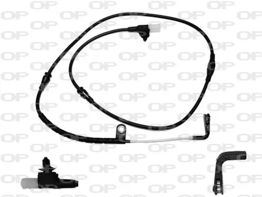 Handler.Part Warning contact, brake pad wear OPEN PARTS AK312800 1