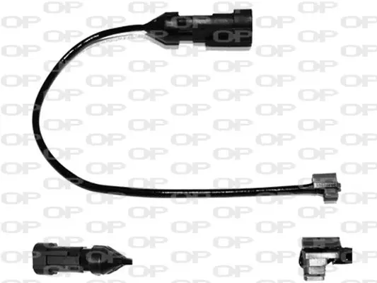 Handler.Part Warning contact, brake pad wear OPEN PARTS AK313400 1