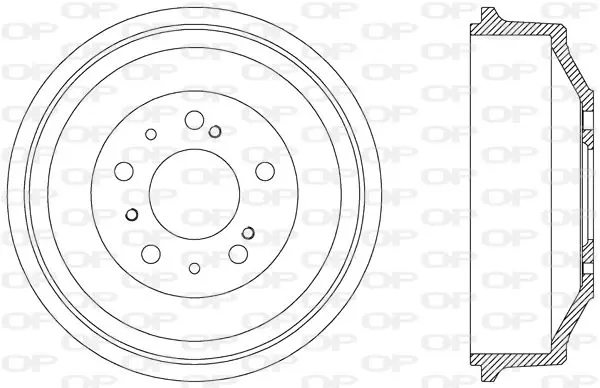 Handler.Part Brake drum OPEN PARTS BAD900310 1