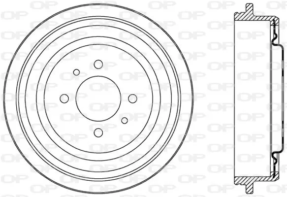 Handler.Part Brake drum OPEN PARTS BAD906720 1