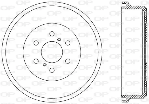 Handler.Part Brake drum OPEN PARTS BAD908110 1