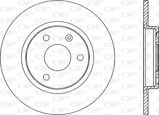 Handler.Part Brake disc OPEN PARTS BDA111110 1