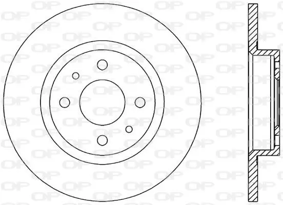 Handler.Part Brake disc OPEN PARTS BDA114510 1