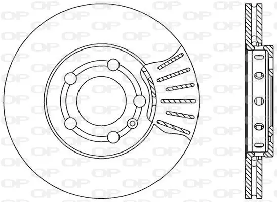 Handler.Part Brake disc OPEN PARTS BDA173020 1