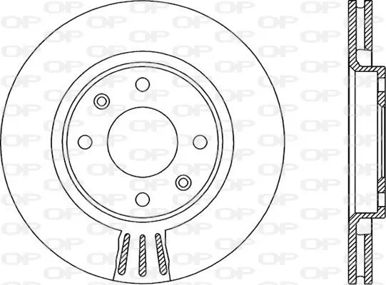 Handler.Part Brake disc OPEN PARTS BDA177410 1