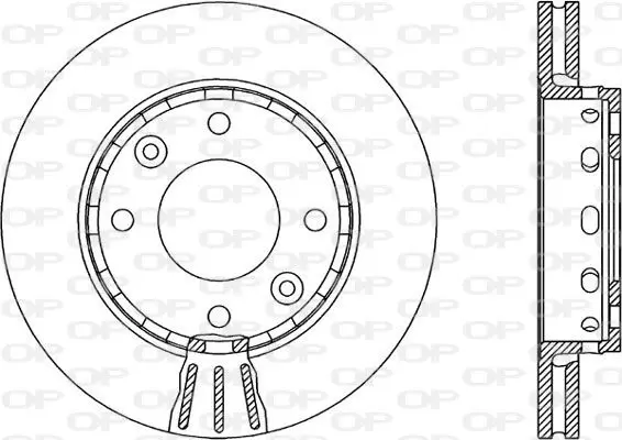 Handler.Part Brake disc OPEN PARTS BDA188620 1