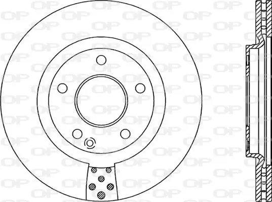 Handler.Part Brake disc OPEN PARTS BDA205420 1