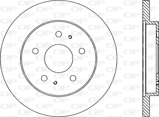 Handler.Part Brake disc OPEN PARTS BDA192010 1