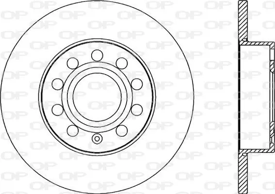 Handler.Part Brake disc OPEN PARTS BDA202910 1