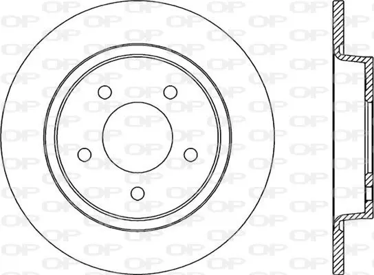 Handler.Part Brake disc OPEN PARTS BDA203110 1