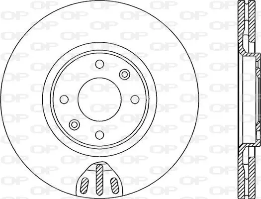 Handler.Part Brake disc OPEN PARTS BDA206820 1