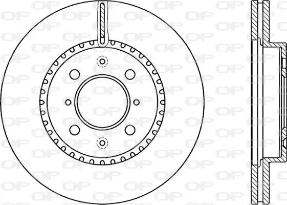 Handler.Part Brake disc OPEN PARTS BDA223320 1