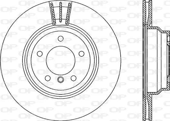 Handler.Part Brake disc OPEN PARTS BDA227620 1