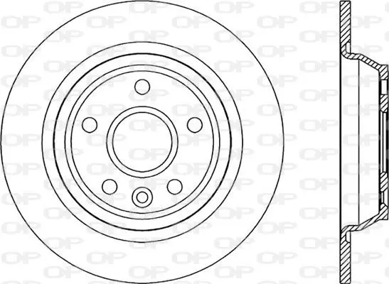 Handler.Part Brake disc OPEN PARTS BDA230310 1