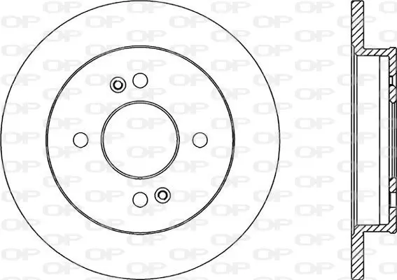 Handler.Part Brake disc OPEN PARTS BDA218410 1