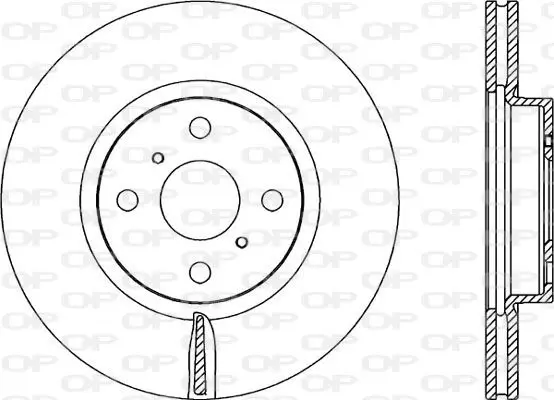 Handler.Part Brake disc OPEN PARTS BDA231620 1