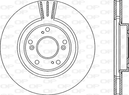 Handler.Part Brake disc OPEN PARTS BDA220920 1