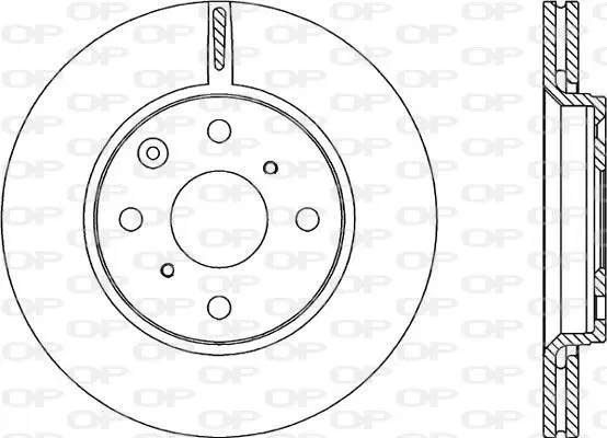 Handler.Part Brake disc OPEN PARTS BDA222820 1