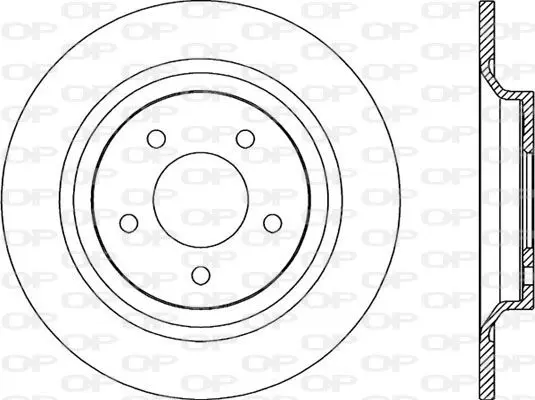 Handler.Part Brake disc OPEN PARTS BDA226410 1