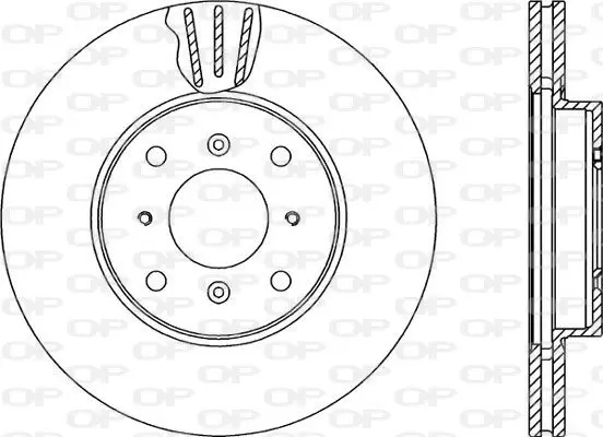 Handler.Part Brake disc OPEN PARTS BDA226520 1