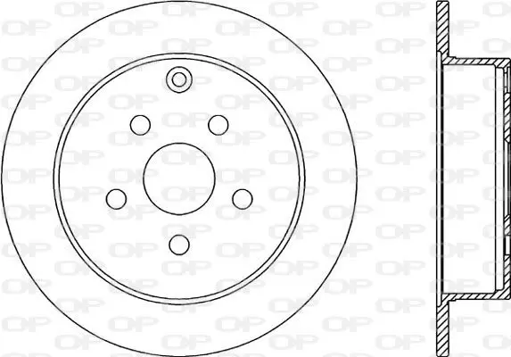 Handler.Part Brake disc OPEN PARTS BDA231410 1