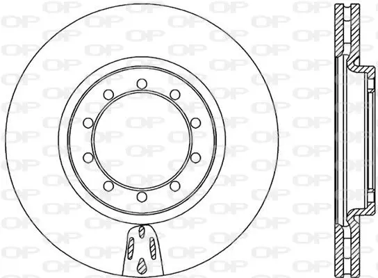 Handler.Part Brake disc OPEN PARTS BDA231920 1