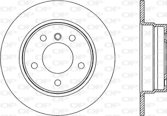 Handler.Part Brake disc OPEN PARTS BDA233310 1