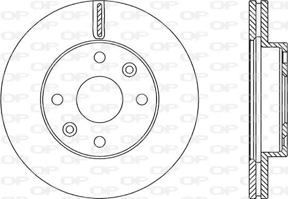 Handler.Part Brake disc OPEN PARTS BDA235920 1