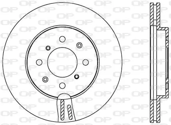 Handler.Part Brake disc OPEN PARTS BDA251720 1