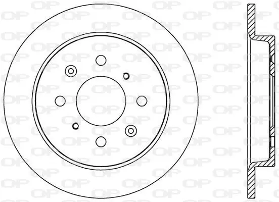 Handler.Part Brake disc OPEN PARTS BDA255310 1