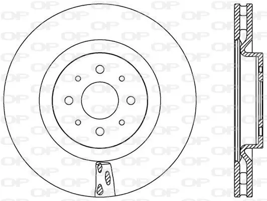 Handler.Part Brake disc OPEN PARTS BDA256320 1