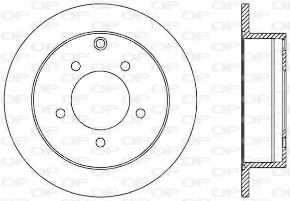 Handler.Part Brake disc OPEN PARTS BDA258810 1