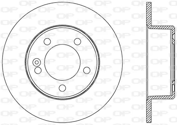 Handler.Part Brake disc OPEN PARTS BDA259910 1