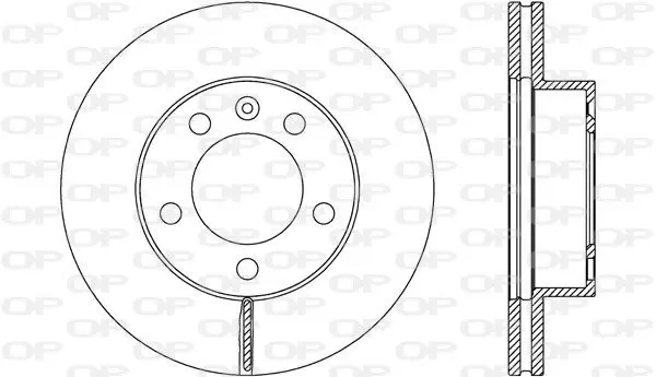 Handler.Part Brake disc OPEN PARTS BDA265420 1