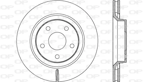 Handler.Part Brake disc OPEN PARTS BDA267820 1