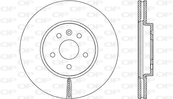 Handler.Part Brake disc OPEN PARTS BDA271620 1