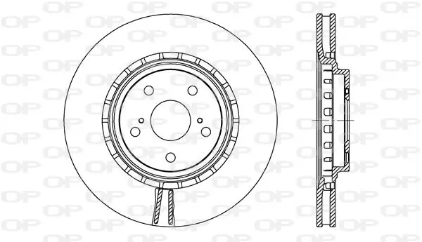 Handler.Part Brake disc OPEN PARTS BDA271820 1