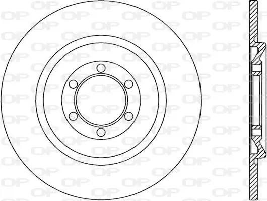 Handler.Part Brake disc OPEN PARTS BDR100310 1