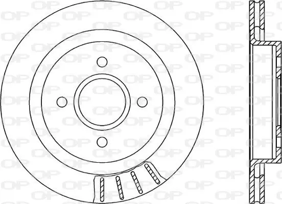 Handler.Part Brake disc OPEN PARTS BDR117820 1