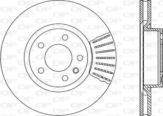 Handler.Part Brake disc OPEN PARTS BDR141720 1