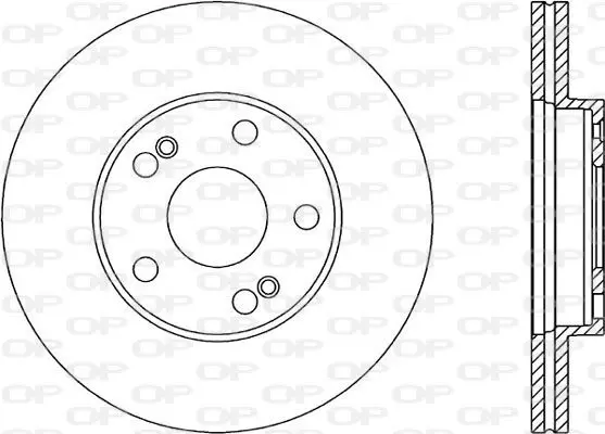 Handler.Part Brake disc OPEN PARTS BDR146520 1