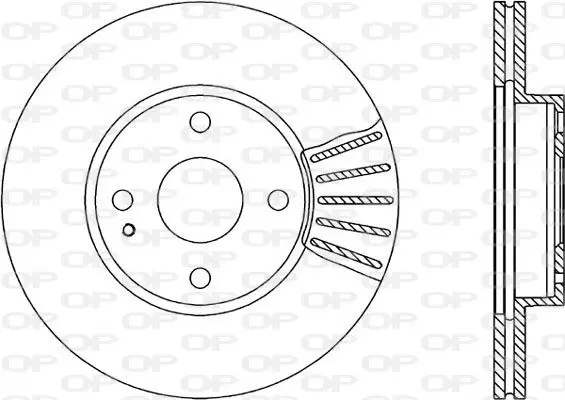 Handler.Part Brake disc OPEN PARTS BDR178020 1