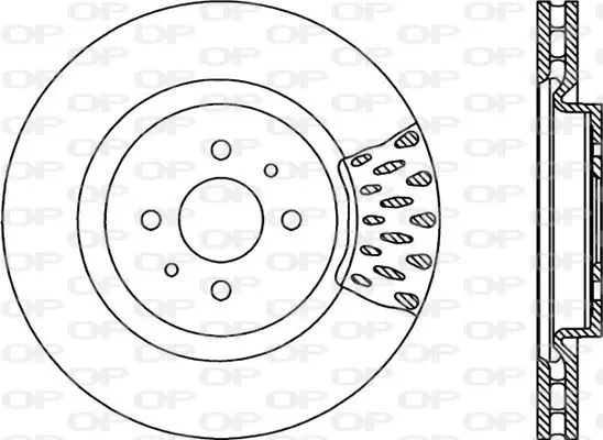 Handler.Part Brake disc OPEN PARTS BDR174120 1