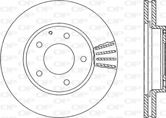 Handler.Part Brake disc OPEN PARTS BDR177620 1