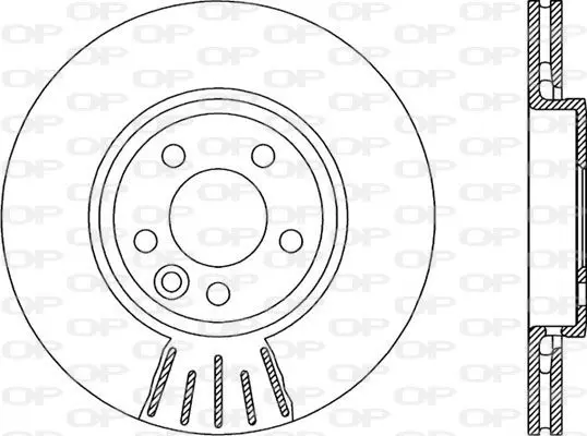 Handler.Part Brake disc OPEN PARTS BDR180610 1