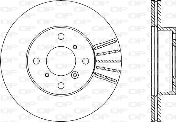 Handler.Part Brake disc OPEN PARTS BDR182320 1